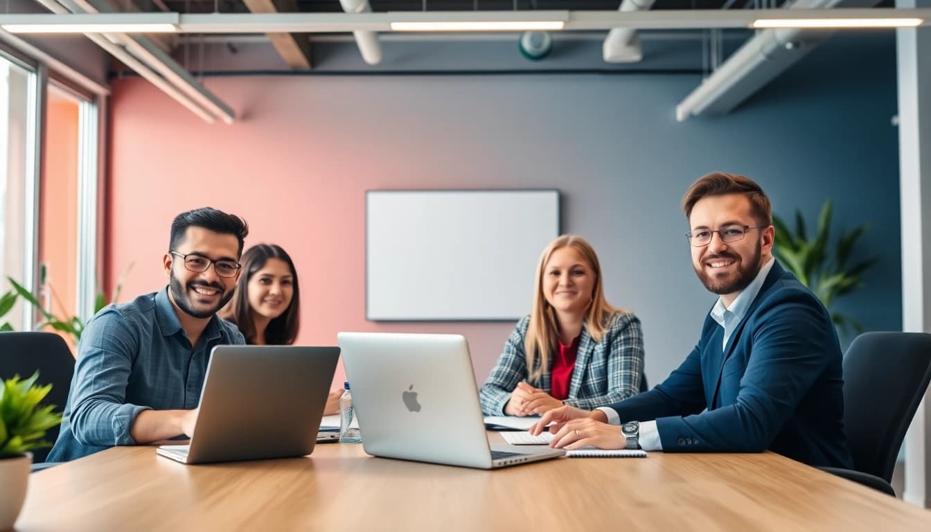 Linkedin Agentur-Team erstellt innovative Werbestrategien zur Maximierung der LinkedIn-Nutzung.