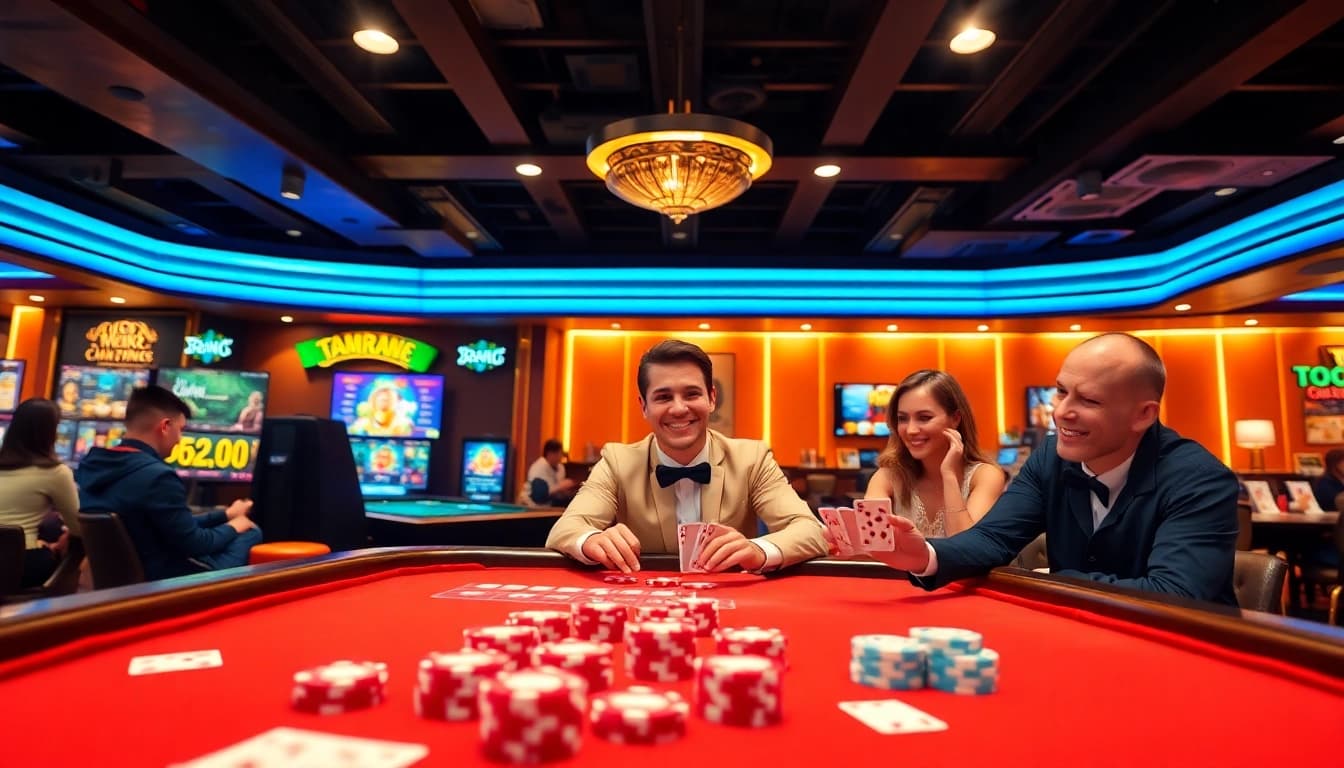 Erlebe das aufregende Spielen ohne Oasis im eleganten Online Casino mit farbenfrohen Spielen und freundlichen Dealern.