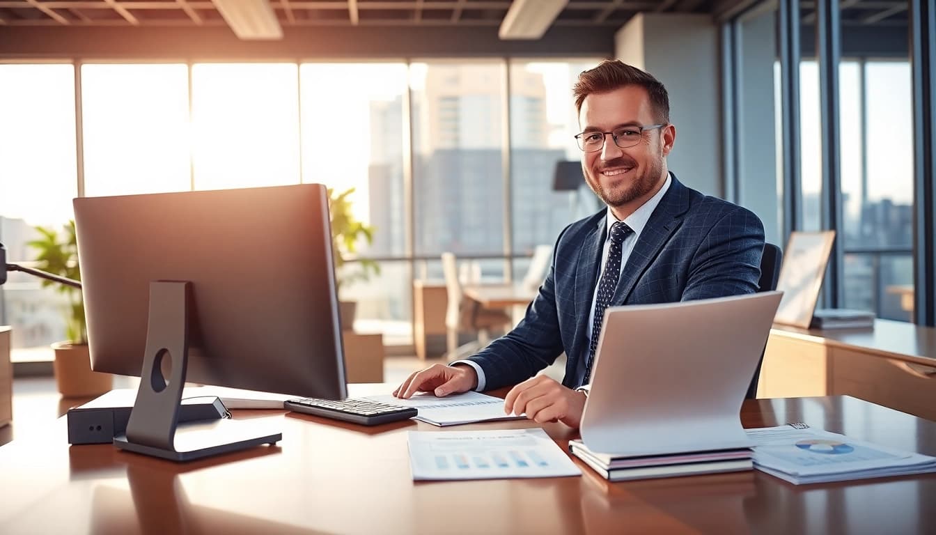 Headhunter Schweiz in a modern office environment, showcasing talent acquisition professionalism.