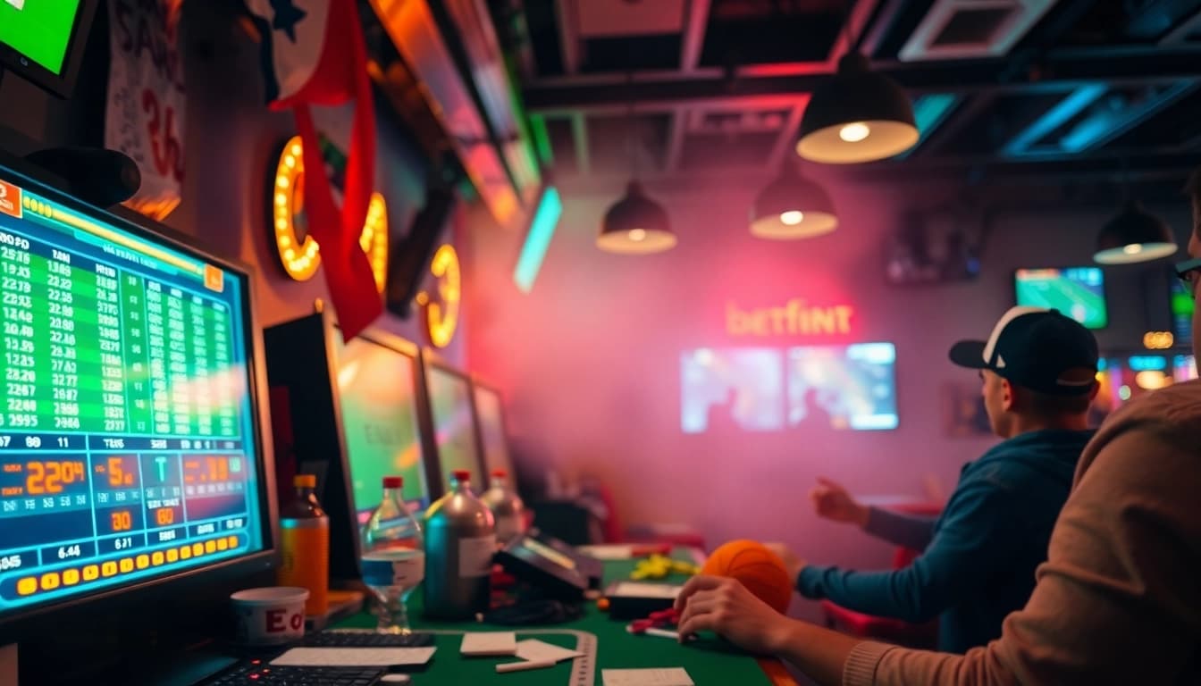 Engage with the vibrant world of online neue wettanbieter through exciting sports betting visuals.