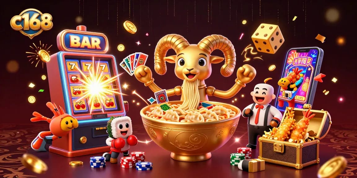 Play dynamic casino games with c168 and win big featuring vibrant characters and thrilling action.