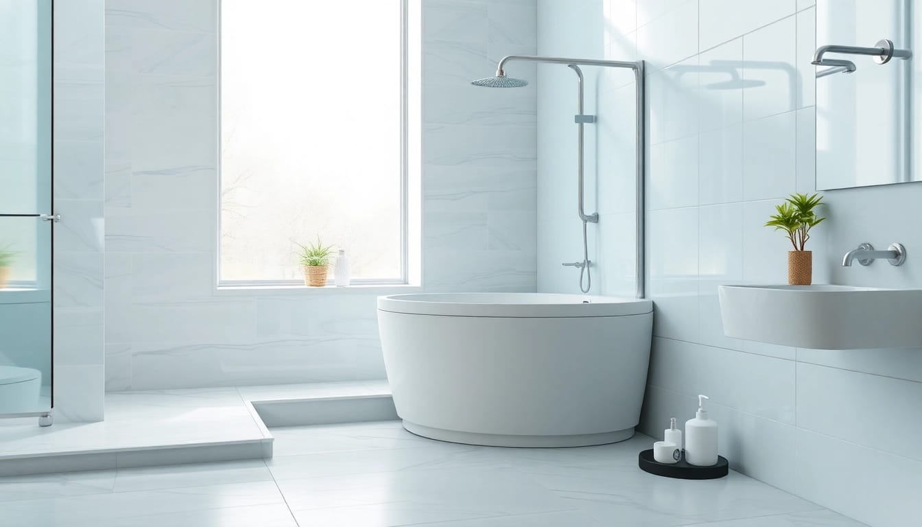 Schöne duschkabine 90x90 komplett in modernem Badezimmer, elegant und einladend gestaltet.