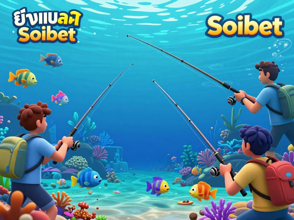Experience the thrill of ยิงปลา Soibet with colorful fish and vibrant underwater graphics.