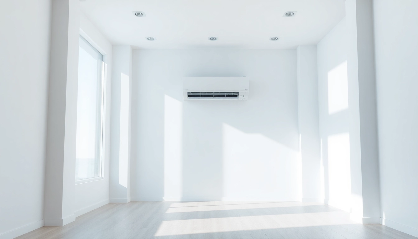 Installieren Sie eine Klimaanlage für ein angenehmes Raumklima mit diesem modernen Gerät.