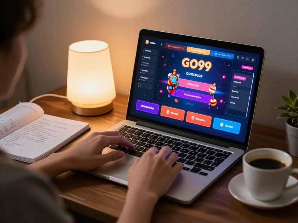Engaging with GO99 online gaming, focusing on strategic bankroll management and gameplay.