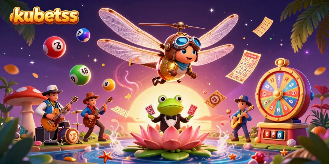 Engage in thrilling gameplay at kubetss with colorful casino elements and vibrant characters.