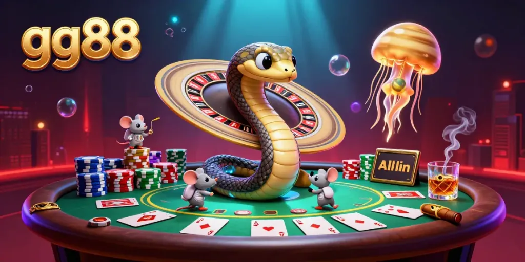 Join the cosmic casino excitement with gg88, where astronaut mice play on Saturn's rings.