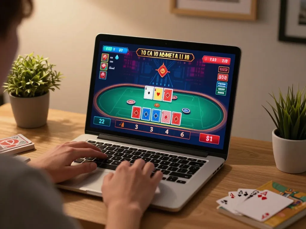 Playing online live dealer games at cm88, immersed in engaging casino action.