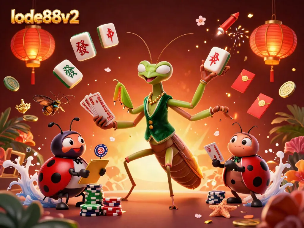 Experience thrilling gameplay with lode88v2’s vibrant casino characters and dynamic elements in action.