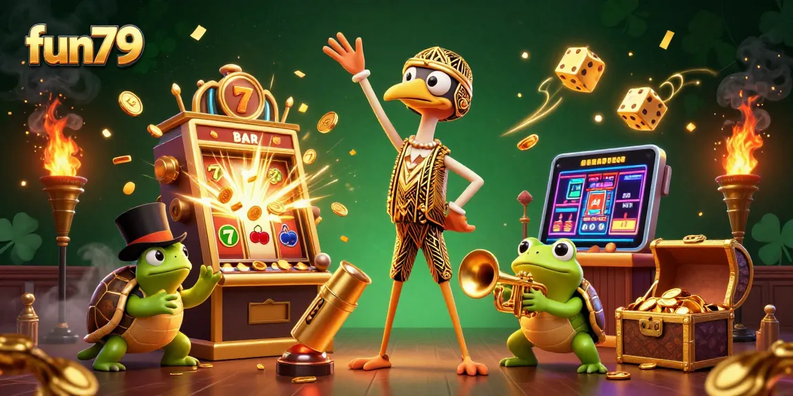 Experience the excitement at fun79 with vibrant casino characters and dynamic gaming elements bursting with rewards.