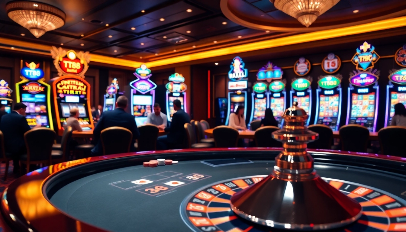 TT88 poker game experience with vibrant casino atmosphere and exciting gameplay.