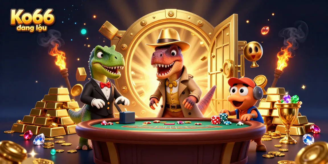 Experience wins at Ko66 đăng nhập, where 3D cartoon dinosaurs liven up the casino scene.