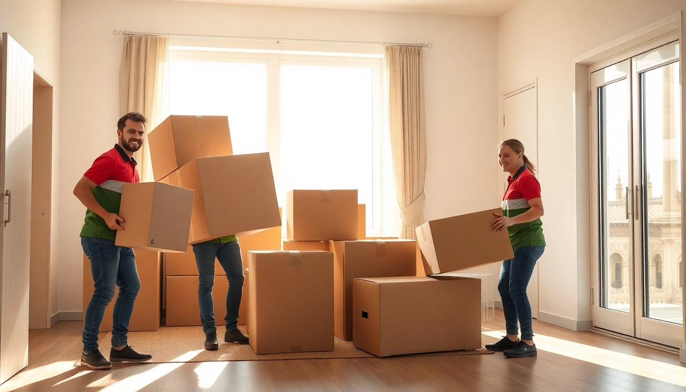 Umzugsunternehmen im Saarland packt Möbel professionell ein und sorgt für reibungslosen Umzug.