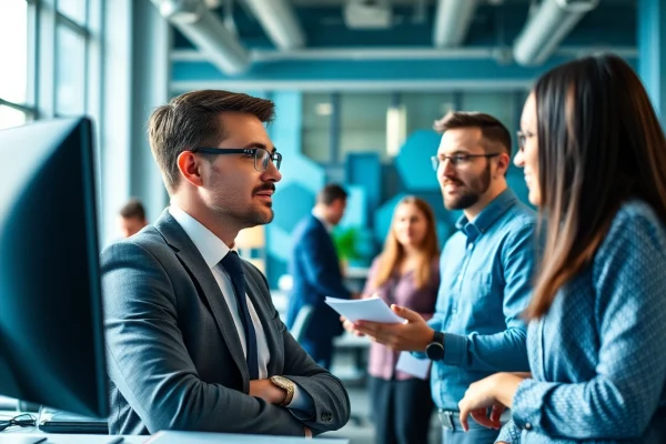 Headhunter IT engagiert in einer professionellen Beratung zur Rekrutierung von Talenten.