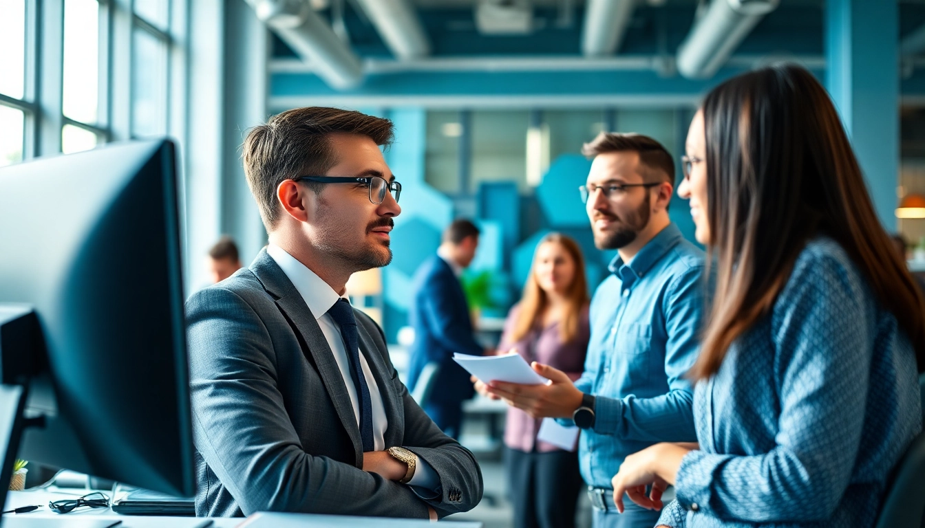 Headhunter IT engagiert in einer professionellen Beratung zur Rekrutierung von Talenten.