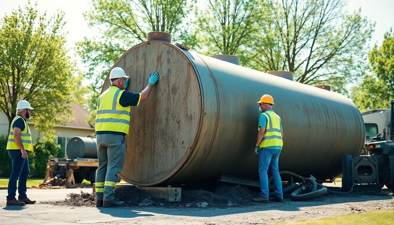 Kosten für Öltankentsorgung – Fachleute bei der sicheren Ölentsorgung.
