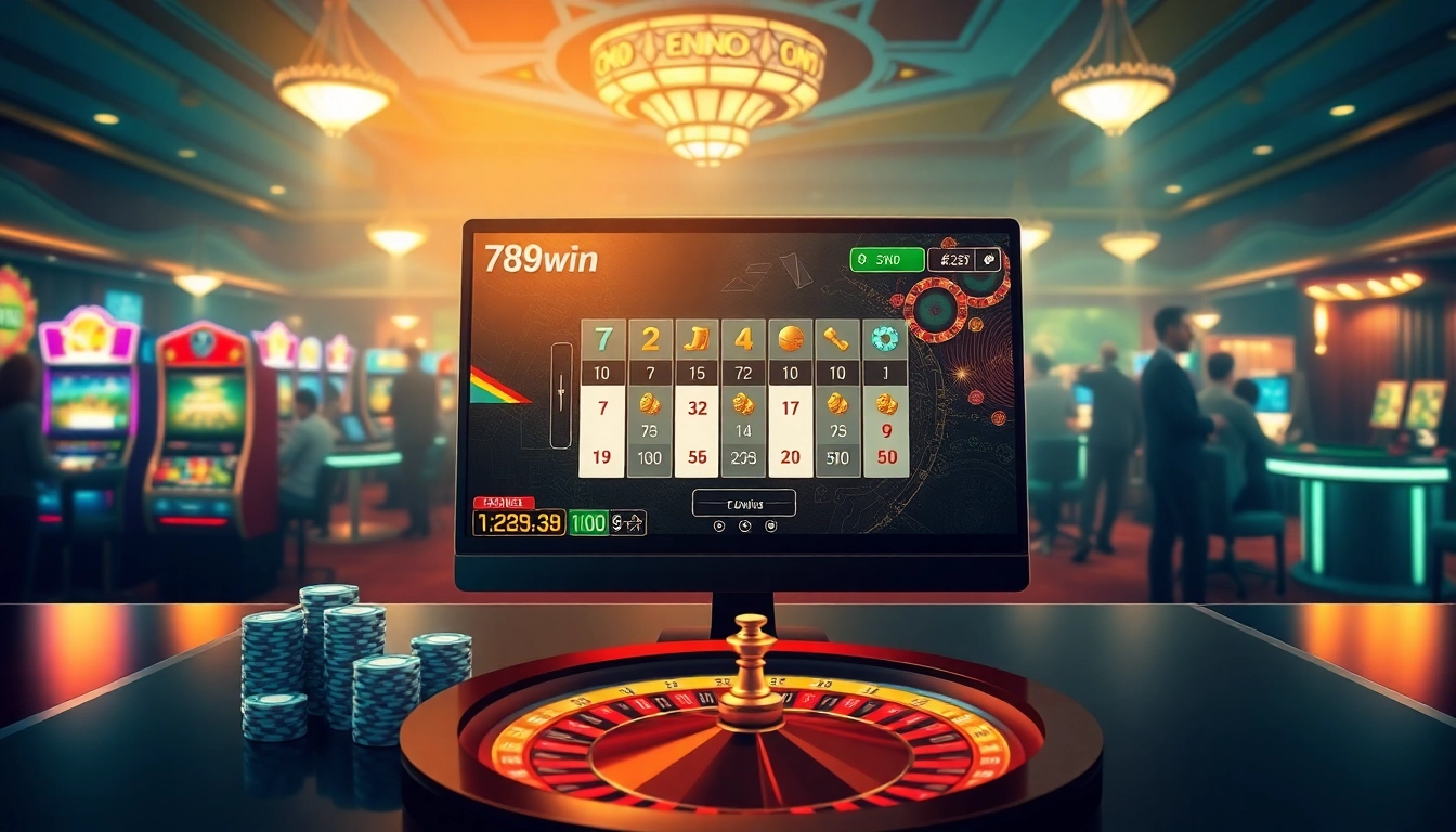 Engage in thrilling gameplay at 789win com, featuring vibrant casino elements and interactive games.