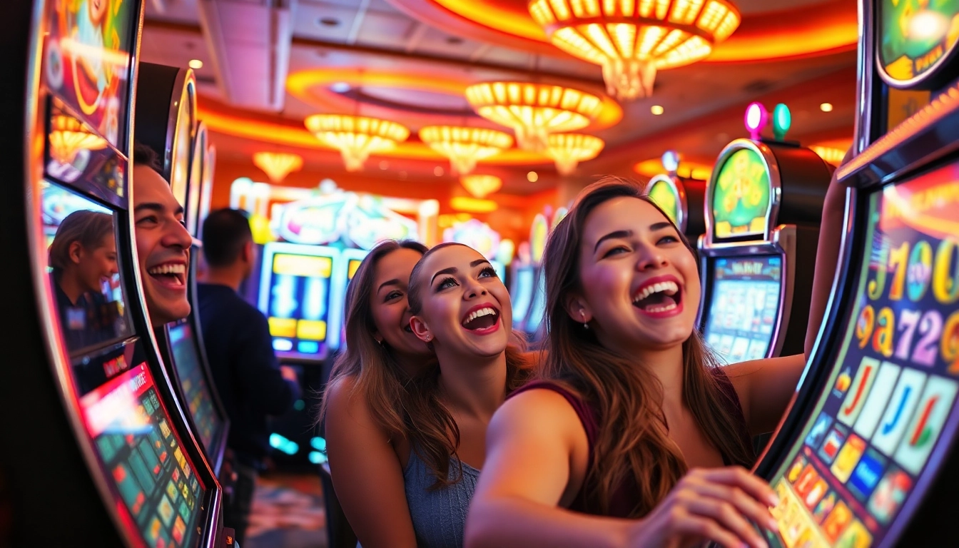 ทดลองเล่นสล็อต ในบรรยากาศคาสิโนที่เต็มไปด้วยความตื่นเต้นของผู้เล่น