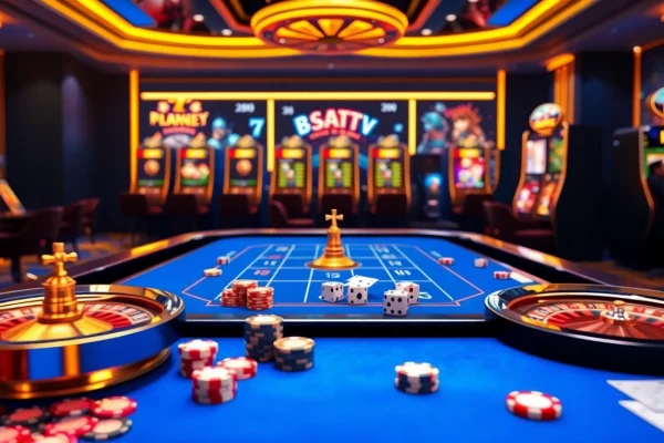 Engaging users with Nhà cái S8's luxurious online gambling experience featuring poker and slot machines.