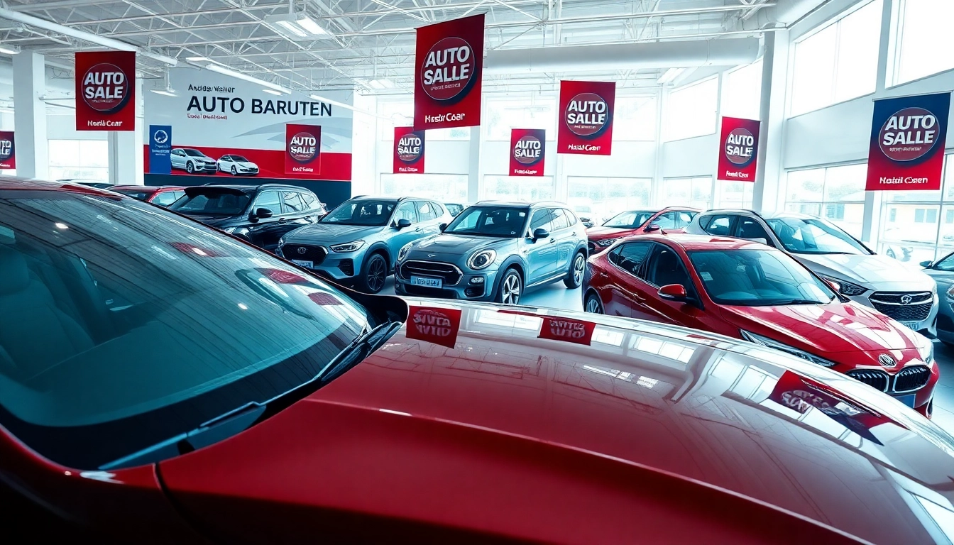 Auto kaufen: Stilvolle Auswahl an Fahrzeugen in einem modernen Autohaus.