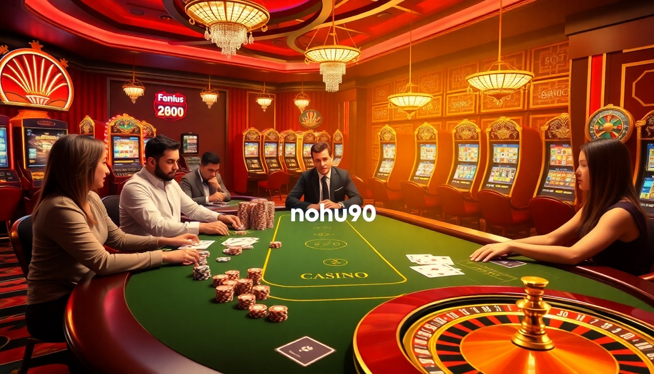 Nohu90 offers an immersive casino experience with engaging gameplay and luxurious aesthetics.