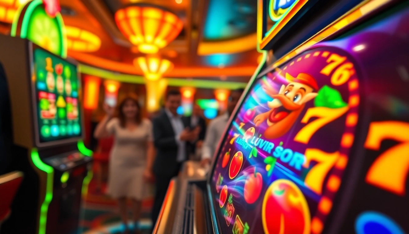 สนุกกับสล็อตออนไลน์ ที่มีสัญลักษณ์สดใสในบรรยากาศคาสิโนที่หรูหรา